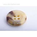 Imitation horn resin buttons for suits